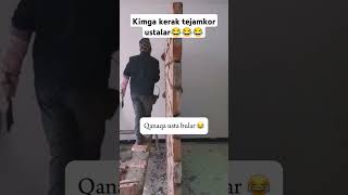 Ustalar qidirilmoqda😂👍 Bizda reklama xizmati mavjud [upl. by Elleraj]