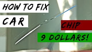 How to Fix Car Windshield CHIP EASY STEPS￼ [upl. by Olva379]