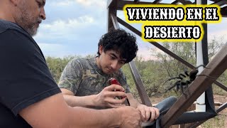 129 COMENZARON LOS PRIMEROS FRÍOS 🌵PROTEGIENDO LAS TUBERÍAS vlog desierto campo [upl. by Osrock]