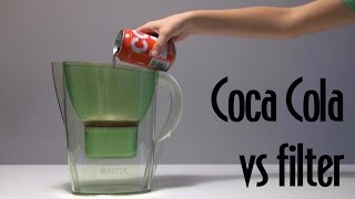 Coca Cola vs Brita filter What happens Experiment [upl. by Mortimer]