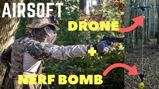 AIRSOFT SNIPER amp DRONE  DRONE AIRSTRIKE [upl. by Machute]