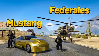 Forramos Este Mustang Con Oro Y Nos Caen Los Federales Gta Rp [upl. by Llibyc881]