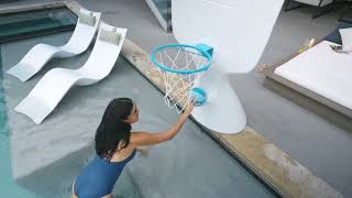 Hoopstr Pool Basketball Game System [upl. by Patterson]