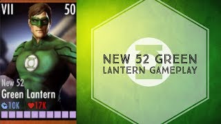 Injustice Gods Among Us New 52 Green Lantern Gameplay Elite VII [upl. by Nommad347]