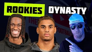 Rookie Sleepers Dynasty Fantasy Football 2024 [upl. by Elocel]