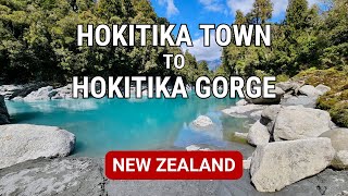 New Zealand  Hokitika Town to Hokitika Gorge Scenic Drive [upl. by Fawn]