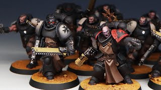 PAINTING A CRUSADER SQUAD  Full Recipe  Black Templars Project  New Scouts  Warhammer 40k [upl. by Enrico977]