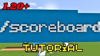 How to make SCOREBOARD in Minecraft  120 [upl. by Anikas]