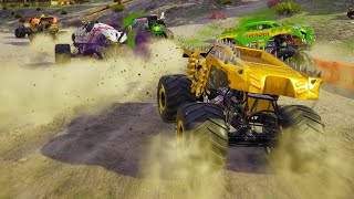 Monster Jam Steel Titans 2  All Offroad Circuit Races [upl. by Aitahs]