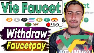 Viefucet live Withdraw  How to Withdraw from viefaucet viefaucet Payment Proof 2024 [upl. by Alyakcm95]