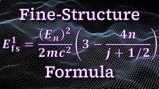 Problem 720  Fine Structure of Hydrogen TIPT ⇢ FirstOrder Corrections Intro to Quantum Mechanics [upl. by Elak]