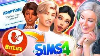 ADOPTION 🤔  Bitlife Controls My Sims 8 😅 [upl. by Nylloc]