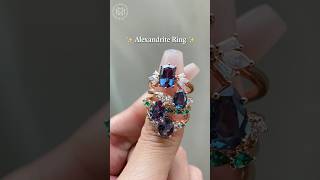 Choose your own alexandrite ringmjuvibes alexandrite ringinspo fypage weddingring [upl. by Bertilla]