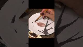 Slab Ceramic Plate and Underglaze  ساخت بشقاب و نقاشی زیرلعابی ceramic pottery [upl. by Veljkov]