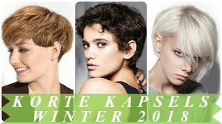 Korte kapsels winter 2018 vrouwen [upl. by Sousa]