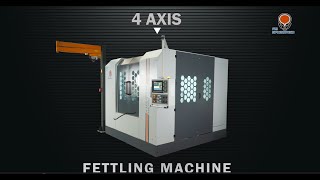 4 axis fettling machine fettlingautomation foundry foundrymachinery machine [upl. by Ahseihs]