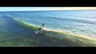 PLAYA DE LA BARROSA ESCUELA DE SURF CHICLANA SUP DRONE [upl. by Llireva]