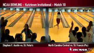 NCAA Bowling  2013 Kutztown Invitational Day 2 [upl. by Hambley]