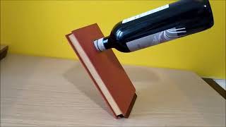 TUTORIAL Portabottiglie Fai Da Te con libro vecchio GUARDA cosa succede originale porta bottiglia [upl. by Sikes]