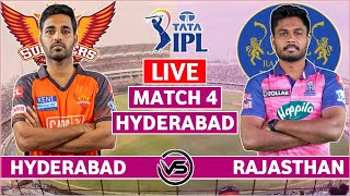 IPL 2023 Live Sunrisers Hyderabad vs Rajasthan Royals Live  SRH vs RR Live Scores amp Commentary [upl. by Aisercal672]