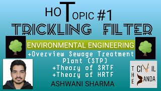 Trickling Filter FULL THEORY SRTF amp HRTF  OVERVIEW sewage treatment plant [upl. by Nimrac238]