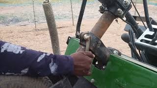 Rotavator adjustment for kirloskar power tiller mega t15 [upl. by Ryley373]