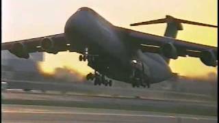 C5A Galaxy Takeoff JFK 13L LOUD [upl. by Harobed]