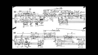 Ferneyhough  String Quartet No4 198990 with score [upl. by Nnylsaj]