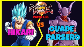 DBFZ PATCH 138  HIKARI vs OUADEPARSERO Gogeta Vegito Android 17 vs Baby 2 A 17 Janemba [upl. by Lienahs]