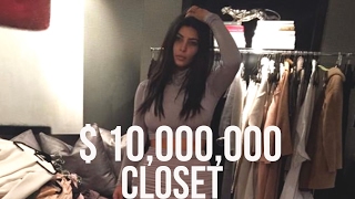 Kim Kardashians Ten Million Dollar Closet Tour 2017 [upl. by Swain]