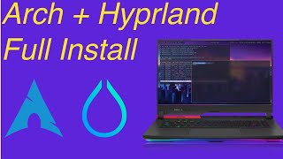 Arch Install and Hyprland setup [upl. by Lindsay]