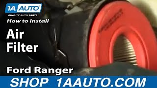 How To Replace Air Filter 9397 Ford Ranger [upl. by Yvi]