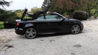 Audi A3 Cabriolet 18 TFSI  ouverture de la capote [upl. by Daley338]