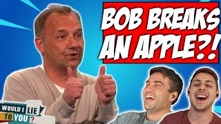 Can BOB MORTIMER Break An Apple In Half With His Bare Hands  WILTY Reaction [upl. by Lyssa]