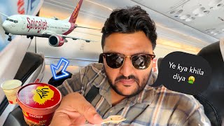 Ye kya khila diya Spice Jet walo ne 🤮  Kolkata to Jaipur  Newly launched Spice Jet food Review [upl. by Ehcsrop]