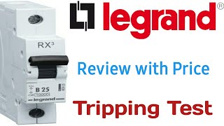 Legrand MCB  RX3  Review  Tripping test  CCurve  Price  ✓ [upl. by Proctor]