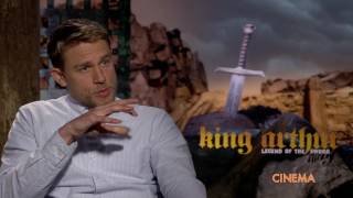 Why Charlie Hunnam Jumped in Freezing Lake Every Morning While Filming King Arthur [upl. by Zia]