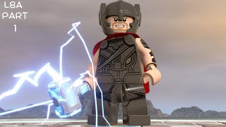 LEGO MARVEL SUPERHEROES 2 PS5 LBA Walkthrough Gameplay Part 1  THOR DELUXE EDITION [upl. by Furgeson]