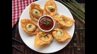 চিকেন অনথন ॥ Perfect Fried Wonton Recipe ॥ Bangladeshi Chinese Restaurant Style Wonton Recipe [upl. by Evalyn]