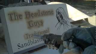 Traditional Sandblasting PERFECT Headstones [upl. by Vezza]