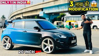 🔥Hottest Modified New SWIFT 2024 🔥😱20 inch Alloy Whees With Exhaust Gradient Wrap [upl. by Ailemac422]