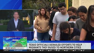 Texas officials derailed efforts to help migrants they bused to northern cities [upl. by Hinch]