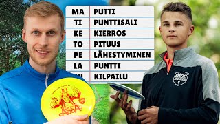 Treenasin viikon kuten Suomen paras frisbeegolfaaja [upl. by Anaujahs]