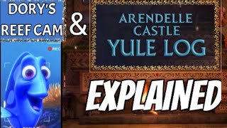 Dorys Reef Cam and Arendelle Castle Yule Log is actually shorts [upl. by Eidson157]