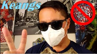 Keangs 5 Layer KN95 Respirator Masks Review [upl. by Raffo943]