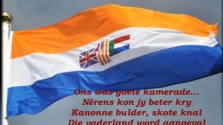 SuidAfrikaanse Weermag Ons was goeie kamerade [upl. by Kravits]