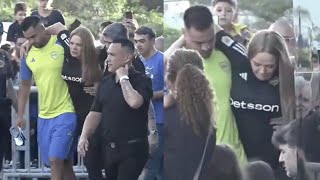 Un susto para Chiquito Romero Eliana Guercio sufrió un accidente en la previa del partido de Boca [upl. by Cullan]