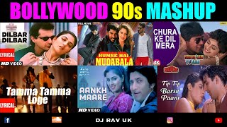 Bollywood 90s Mashup  Bollywood 90s Mix  Bollywood 90s Songs  Bollywood DJ Songs  Hindi 90s Mix [upl. by Nyvek]