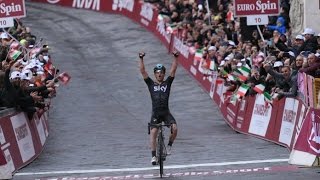 Michał Kwiatkowski Strade Bianche 2017 WIN Comeback HD [upl. by Shirk]