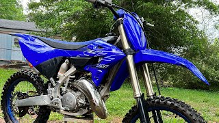 Im an IDIOT No goggles Yamaha YZ125 Trail Ride [upl. by Eednyl550]